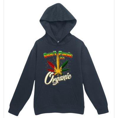 Dont Panic Its Organic Weed Marijuana Urban Pullover Hoodie