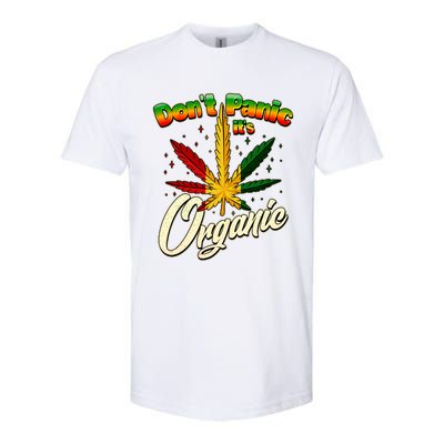 Dont Panic Its Organic Weed Marijuana Softstyle® CVC T-Shirt