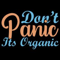 Dont Panic Its Organic Drawstring Bag