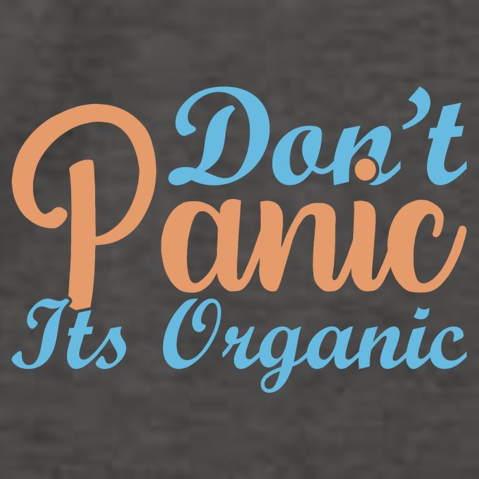 Dont Panic Its Organic Vector Backpack