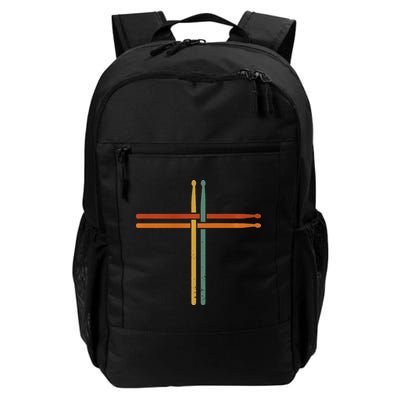 Drumming Percussion Jesus Christian Drummer Drum Stick Backpack