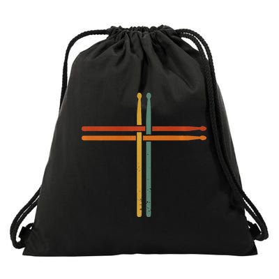 Drumming Percussion Jesus Christian Drummer Drum Stick Drawstring Bag