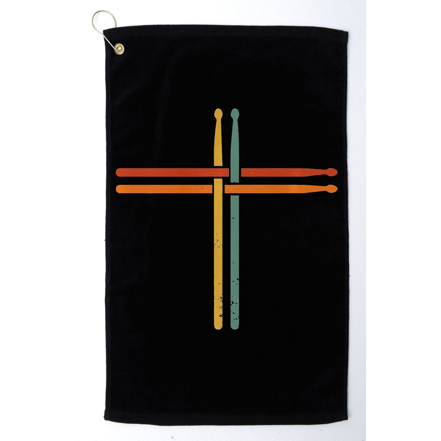 Drumming Percussion Jesus Christian Drummer Drum Stick Golf Towel