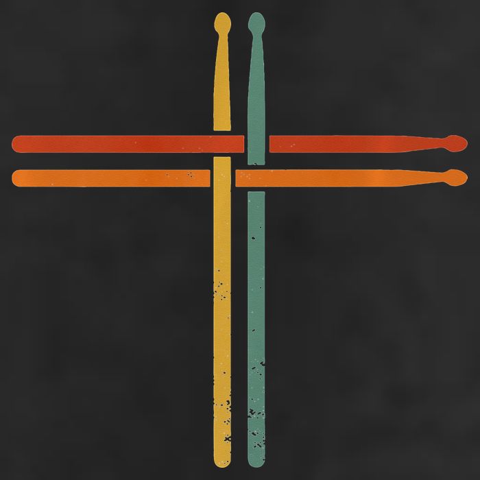 Drumming Percussion Jesus Christian Drummer Drum Stick Golf Towel