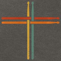 Drumming Percussion Jesus Christian Drummer Drum Stick Cotton Canvas Backpack