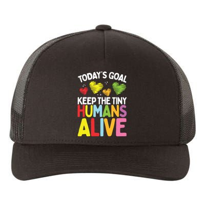 Daycare Provider Keep Tiny Humans Alive Childcare Teacher Yupoong Adult 5-Panel Trucker Hat