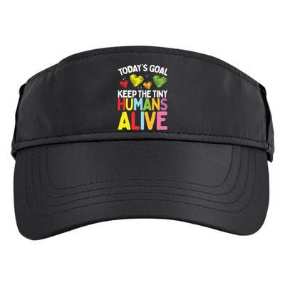 Daycare Provider Keep Tiny Humans Alive Childcare Teacher Adult Drive Performance Visor