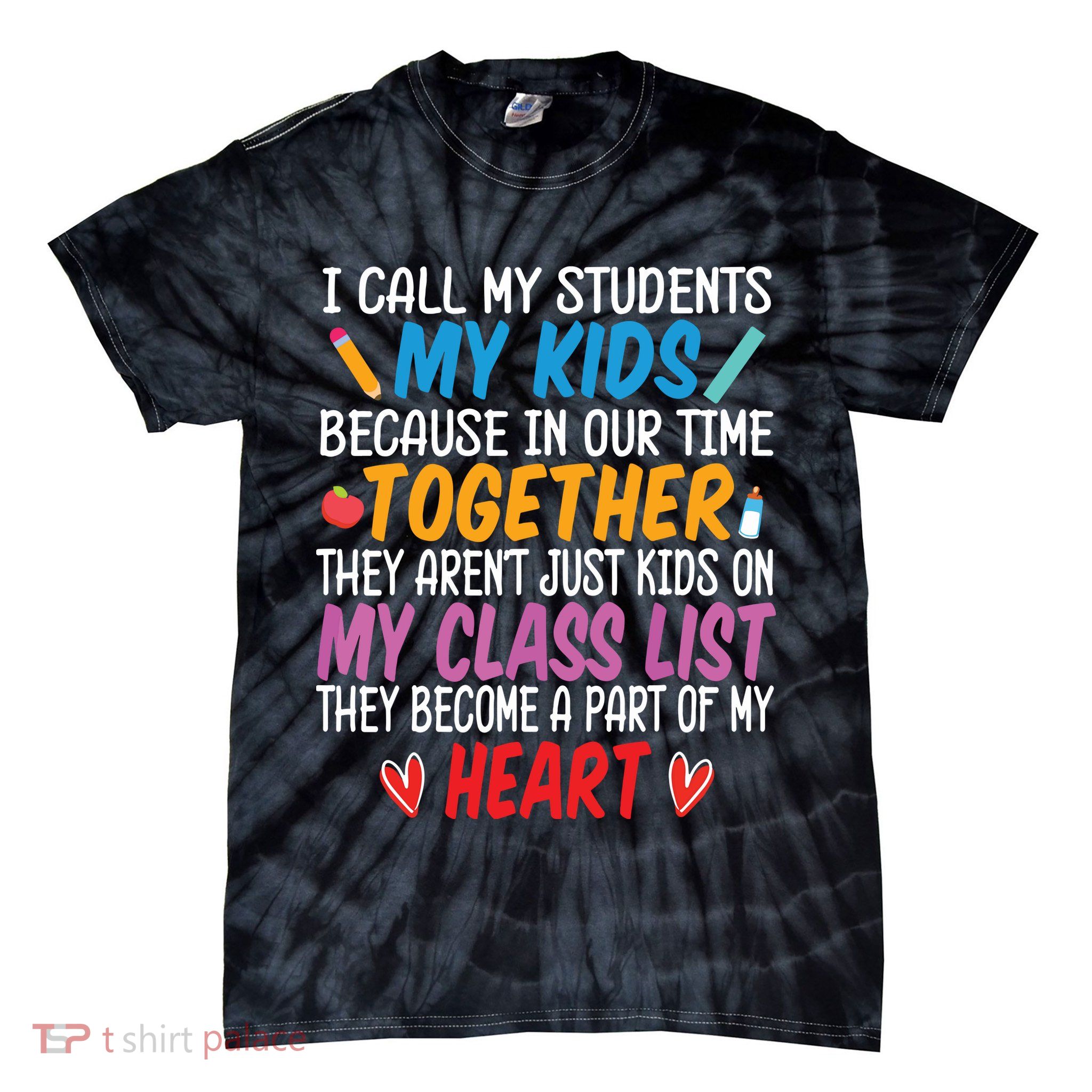 Daycare Provider Kindergarden Child Care Childcare Teacher Tie-Dye T-Shirt
