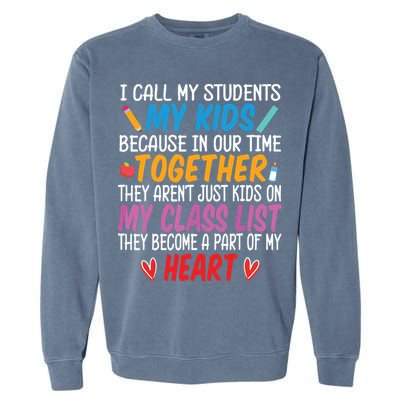 Daycare Provider Kindergarden Child Care Childcare Teacher Garment-Dyed Sweatshirt