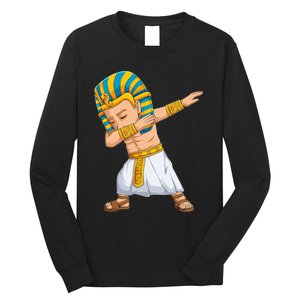 Dabbing Pharaoh King Pharaoh Tutankhamun King Long Sleeve Shirt