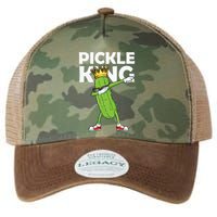 Dabbing Pickle King Cucumber Dab Funny Veggie Vegetarian Legacy Tie Dye Trucker Hat