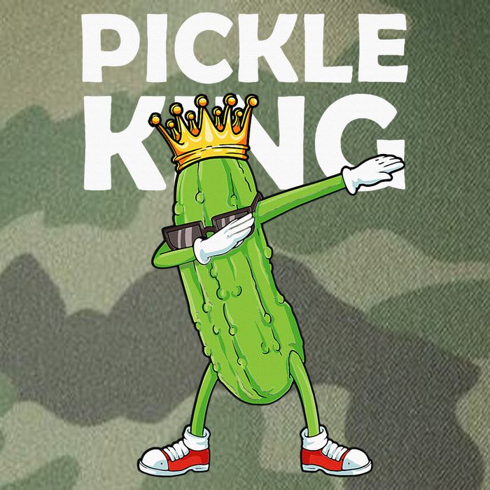 Dabbing Pickle King Cucumber Dab Funny Veggie Vegetarian Legacy Tie Dye Trucker Hat
