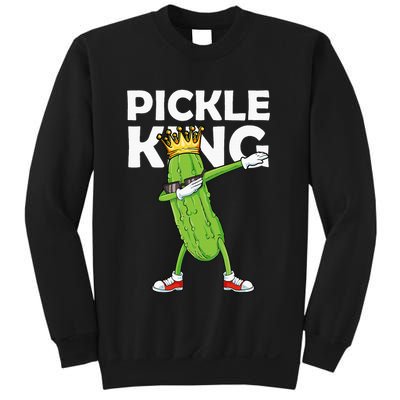 Dabbing Pickle King Cucumber Dab Funny Veggie Vegetarian Sweatshirt