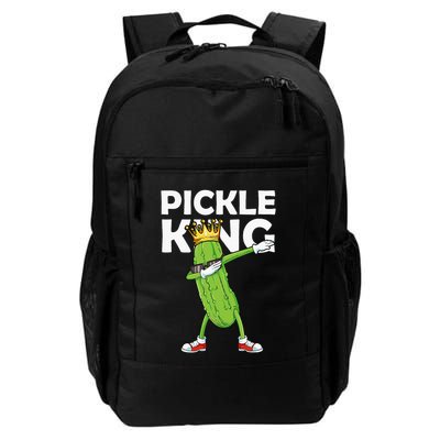 Dabbing Pickle King Cucumber Dab Funny Veggie Vegetarian Backpack