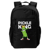 Dabbing Pickle King Cucumber Dab Funny Veggie Vegetarian Backpack