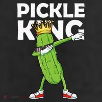 Dabbing Pickle King Cucumber Dab Funny Veggie Vegetarian Adult Drive Performance Visor