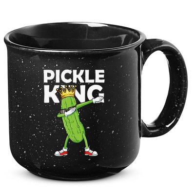 Dabbing Pickle King Cucumber Dab Funny Veggie Vegetarian 15oz Campfire Ceramic Mug