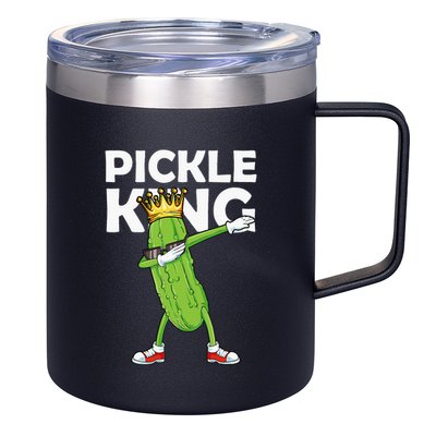 Dabbing Pickle King Cucumber Dab Funny Veggie Vegetarian 12oz Stainless Steel Coffee Mug