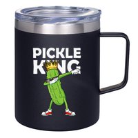 Dabbing Pickle King Cucumber Dab Funny Veggie Vegetarian 12oz Stainless Steel Coffee Mug