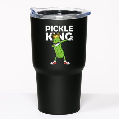 Dabbing Pickle King Cucumber Dab Funny Veggie Vegetarian Tumbler