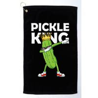 Dabbing Pickle King Cucumber Dab Funny Veggie Vegetarian Golf Towel
