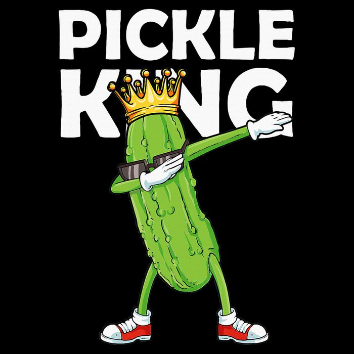 Dabbing Pickle King Cucumber Dab Funny Veggie Vegetarian Zip Tote Bag