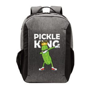 Dabbing Pickle King Cucumber Dab Funny Veggie Vegetarian Vector Backpack