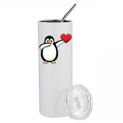 Dabbing Penguin Lover Dab Valentines Day Gift Stainless Steel Tumbler