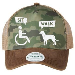 Dog Pet Lover Funny Sit Walk Wheelchair User For Dogs Owner Legacy Tie Dye Trucker Hat