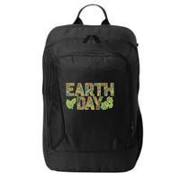 Decorative Pattern Letters Earth Day City Backpack