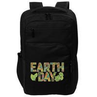 Decorative Pattern Letters Earth Day Impact Tech Backpack