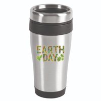 Decorative Pattern Letters Earth Day 16oz Travel Tumbler