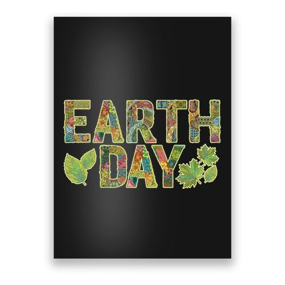 Decorative Pattern Letters Earth Day Poster