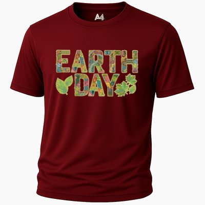 Decorative Pattern Letters Earth Day Performance Shirt