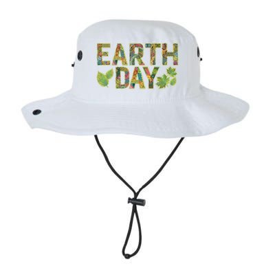 Decorative Pattern Letters Earth Day Legacy Cool Fit Booney Bucket Hat