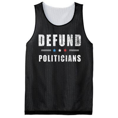 Defund Politicians Libertarian Freedom Anti Government USA Mesh Reversible Basketball Jersey Tank