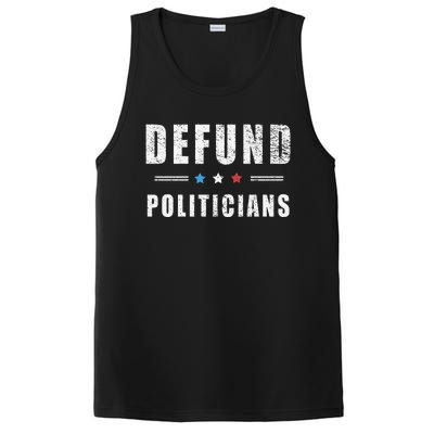 Defund Politicians Libertarian Freedom Anti Government USA PosiCharge Competitor Tank