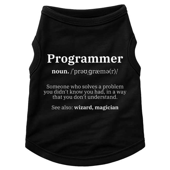 Definition Programmer Meaning Computer Science & Coding Doggie Tank
