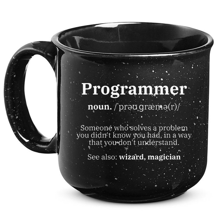 Definition Programmer Meaning Computer Science & Coding 15oz Campfire Ceramic Mug