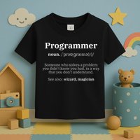 Definition Programmer Meaning Computer Science & Coding Toddler T-Shirt
