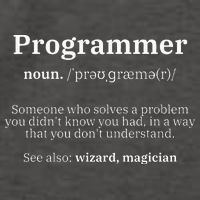 Definition Programmer Meaning Computer Science & Coding Vector Backpack