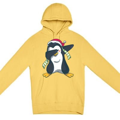 Dabbing Penguin (Matching Group Options!) Funny Christmas Gift Premium Pullover Hoodie