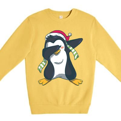 Dabbing Penguin (Matching Group Options!) Funny Christmas Gift Premium Crewneck Sweatshirt