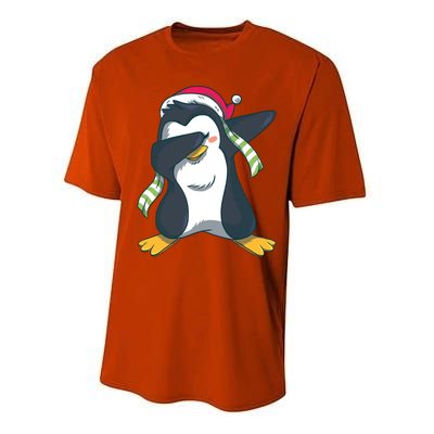 Dabbing Penguin (Matching Group Options!) Funny Christmas Gift Performance Sprint T-Shirt