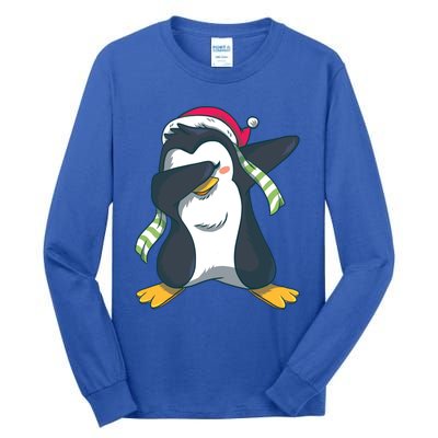 Dabbing Penguin (Matching Group Options!) Funny Christmas Gift Tall Long Sleeve T-Shirt