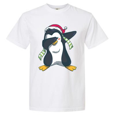 Dabbing Penguin (Matching Group Options!) Funny Christmas Gift Garment-Dyed Heavyweight T-Shirt