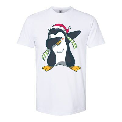 Dabbing Penguin (Matching Group Options!) Funny Christmas Gift Softstyle CVC T-Shirt