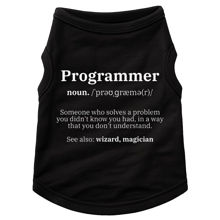 Definition Programmer Meaning Computer Science & Coding Doggie Tank