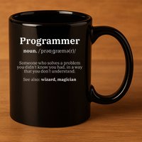 Definition Programmer Meaning Computer Science & Coding 11oz C Handle Ceramic Mug