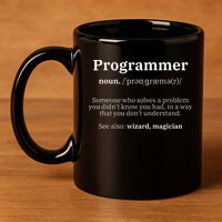 Definition Programmer Meaning Computer Science & Coding 11oz C Handle Ceramic Mug